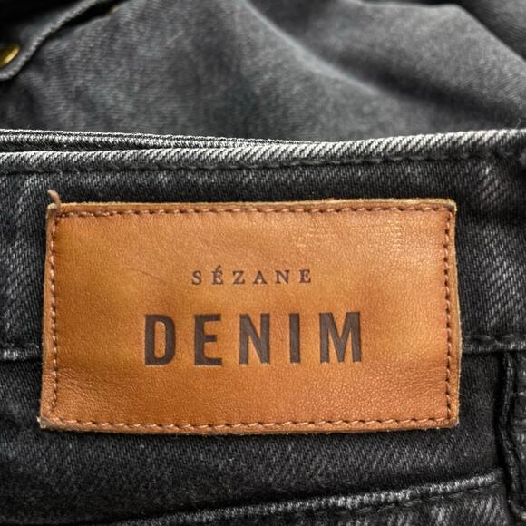 SEZANE Le Brut Sexy Jean Women's Size 27 Black - Picture 8 of 10